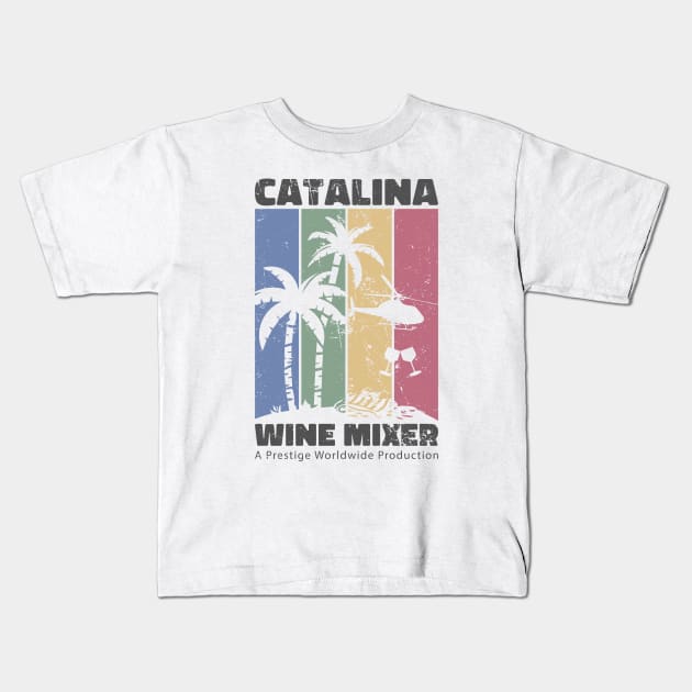 Catalina Wine Mixer Kids T-Shirt by Stevendan